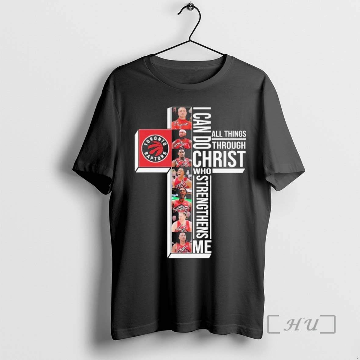 Officials Toronto Raptors I Can Do All Things Through Christ Who Strengthen Me Players Signatures
