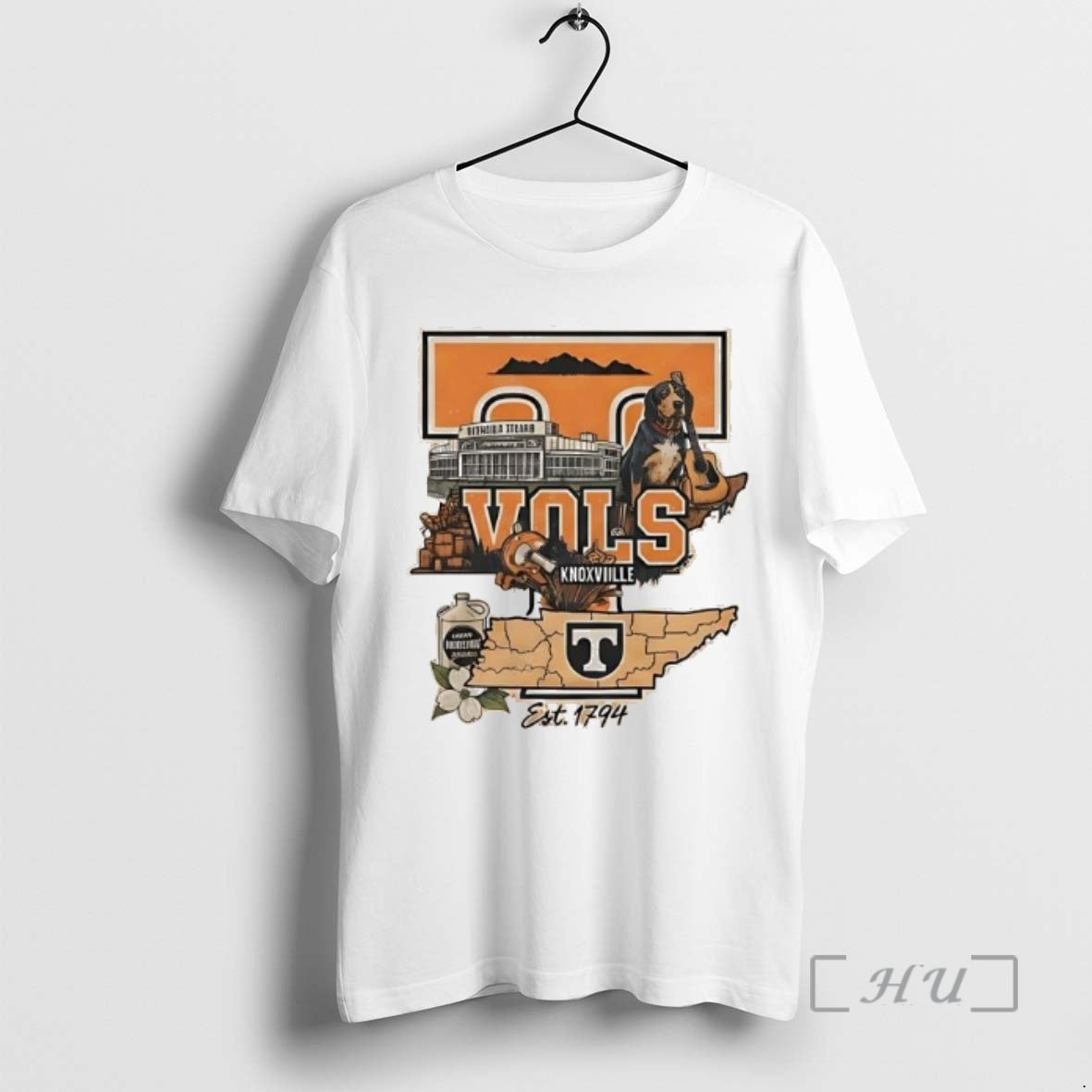 Officials University Of Tennessee Volunteers Knoxville Est 1794 Graphic