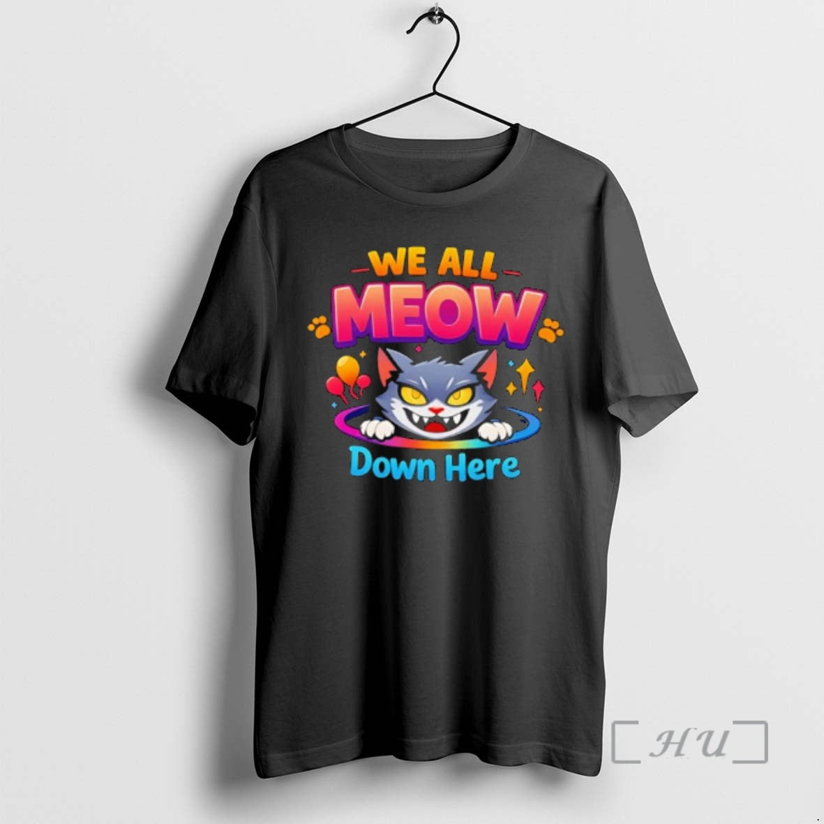 Officials We All Meow Down Here Pride Cute
