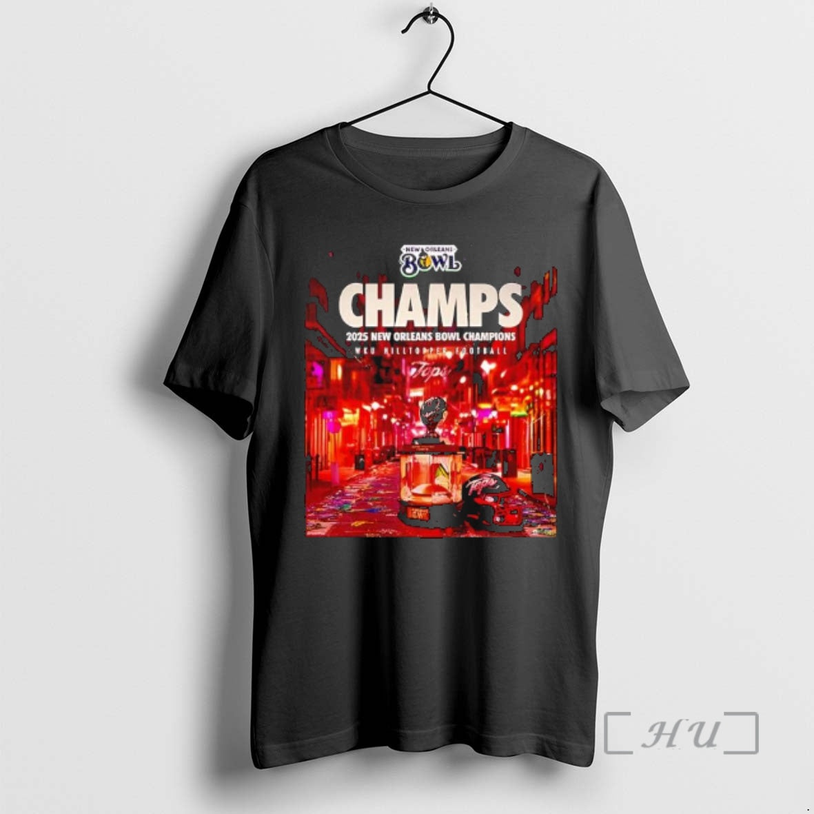 Officials Western Kentucky Hilltoppers Champs 2025 New Orleans Bowl Champions Football Premium T Shirts Sweater