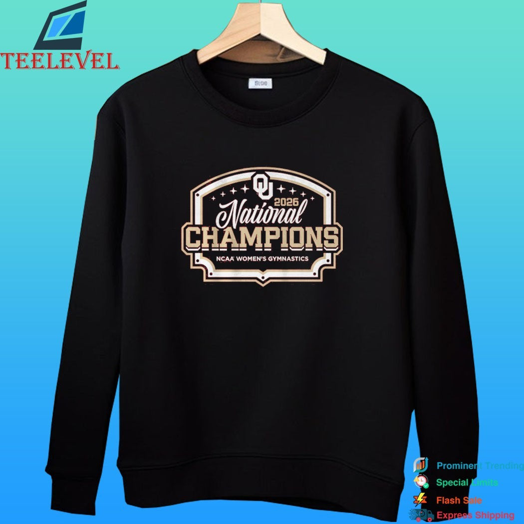 Oklahoma Sooners Ncaa Women’s Gymnastics 2026 National Champions Shirt