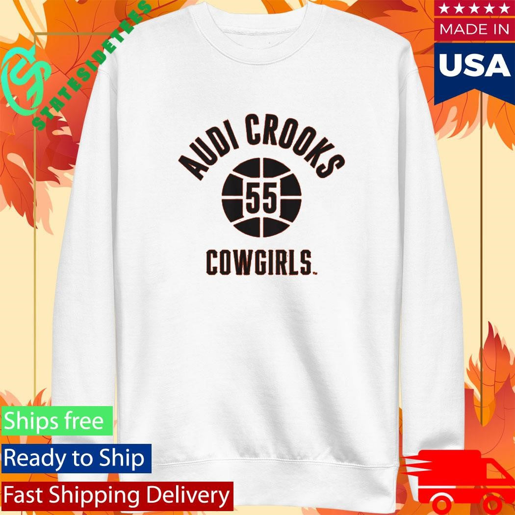 Oklahoma State Basketball Audi Crooks Name Number Ball Shirt