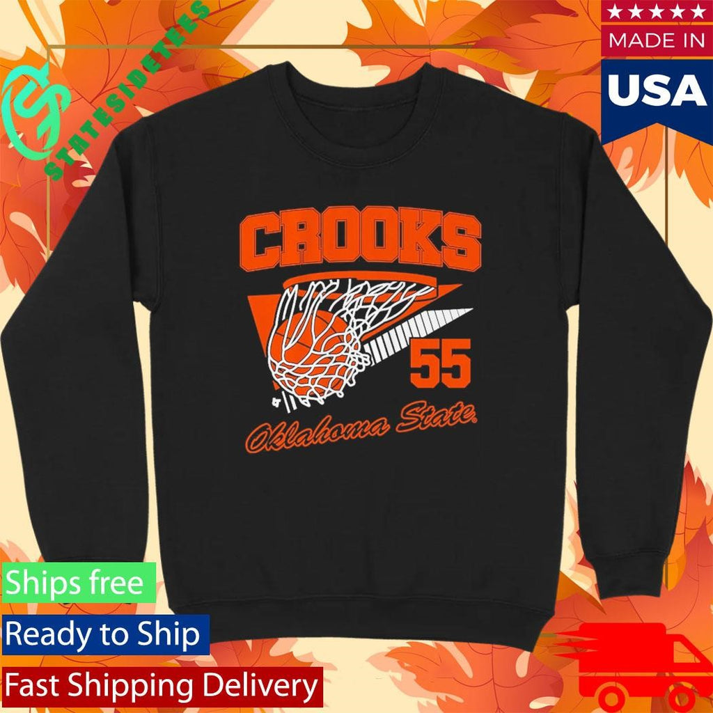 Oklahoma State Basketball Audi Crooks Retro Swish Shirt