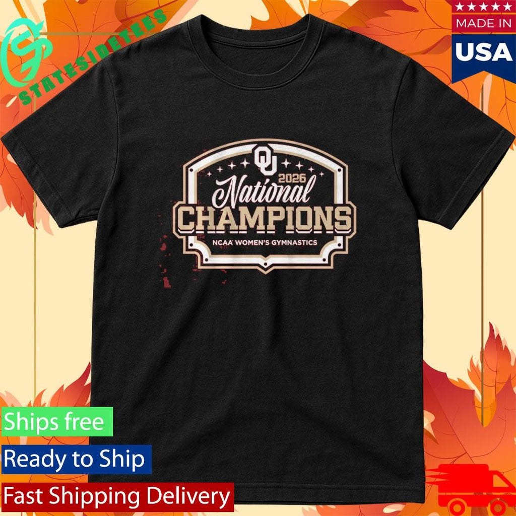 Oklahoma Women’s Gymnastics 2026 National Champions Shirt
