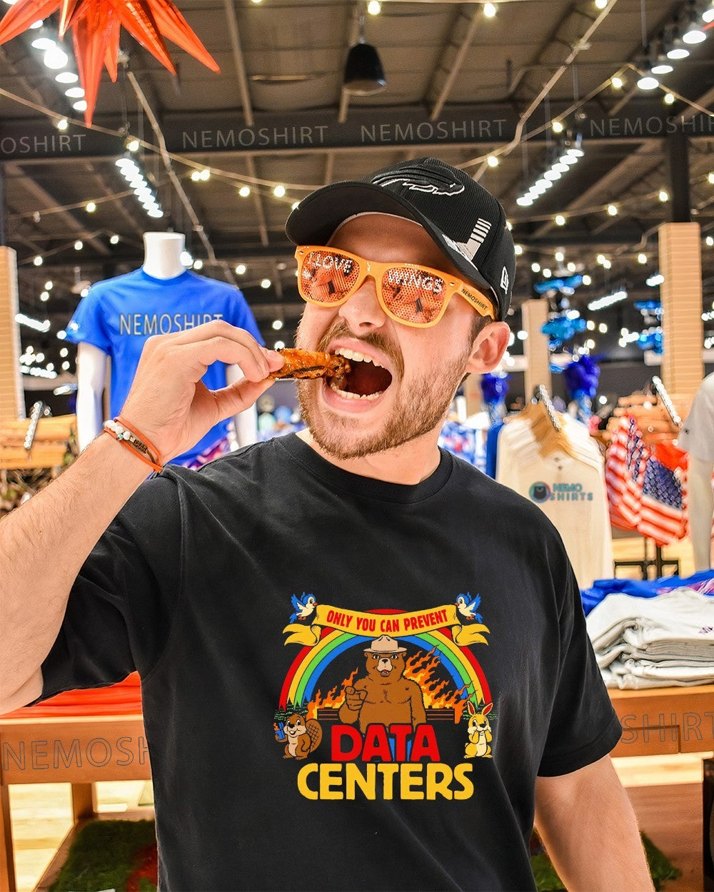 Only you can prevent data centers Smokey Bear shirt
