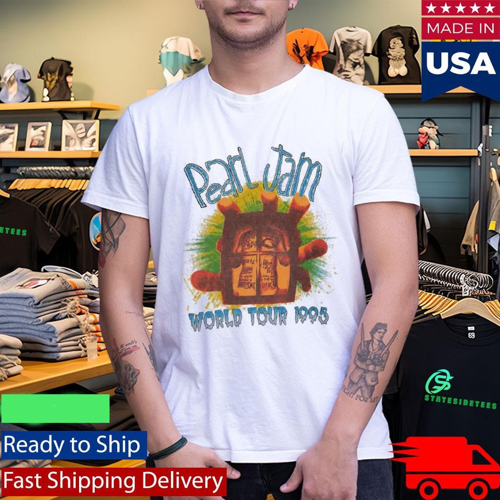 PJ Tucker Pearl Jam 1995 World Tour Shirt