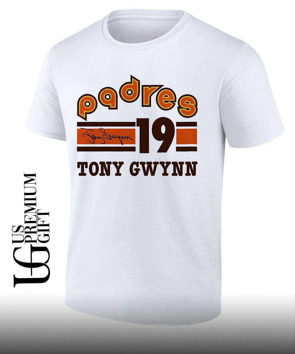 Padres 19 Tony Gwynn signature shirt