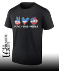 Peace Love Merica 4th of July 2026 shirt