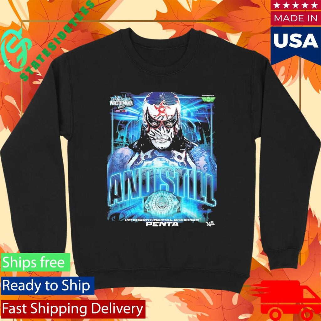 Penta 2026 Wrestlemania Las Vegas Intercontinental Champion Shirt