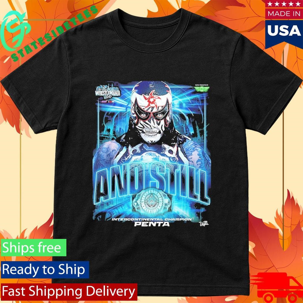 Penta 2026 Wrestlemania Las Vegas Intercontinental Champion Shirt