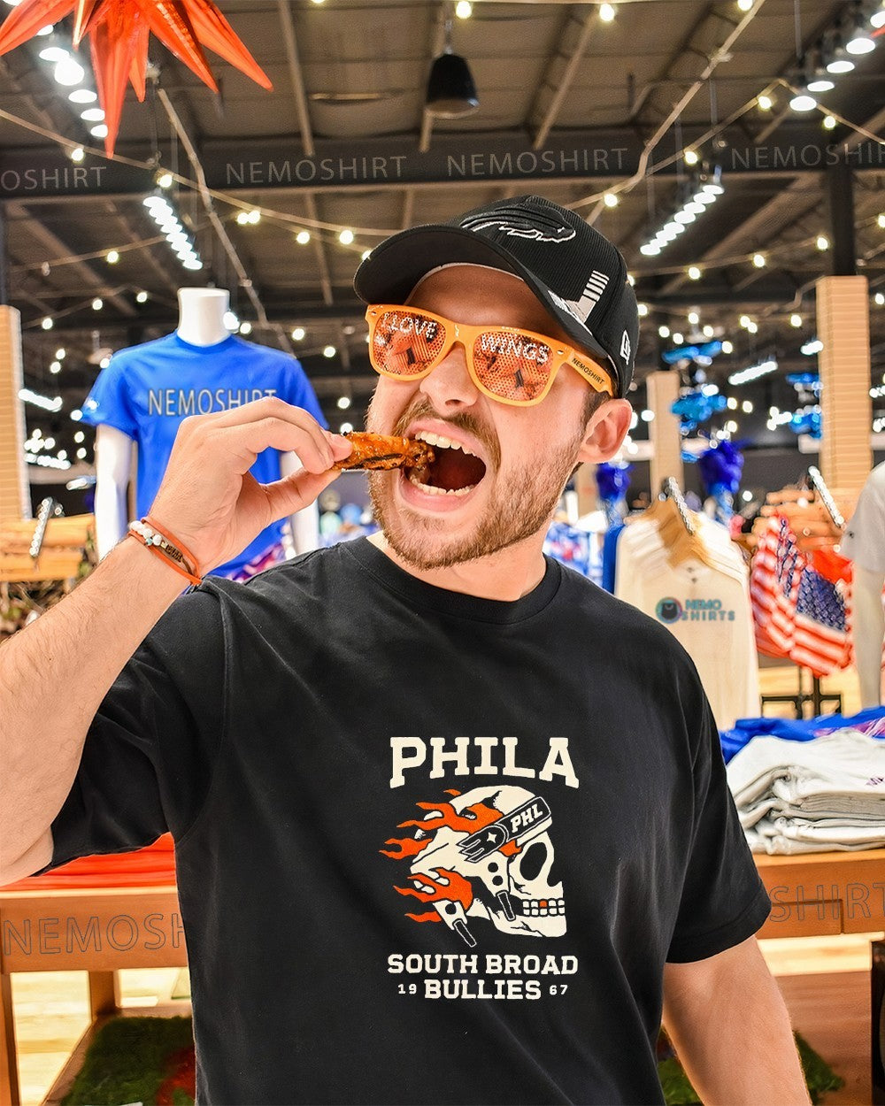Phila South Broad Bullies 167 Philadelphia Flyers shirt