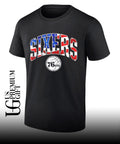 Philadelphia 76ers Sixers American flag NBA Basketball shirt