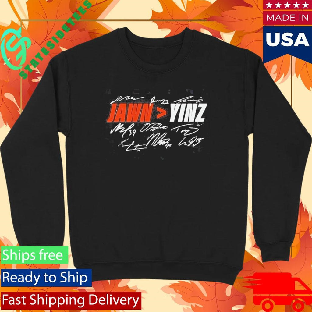 Philadelphia Hockey Jawn Yinz Signatures Shirt