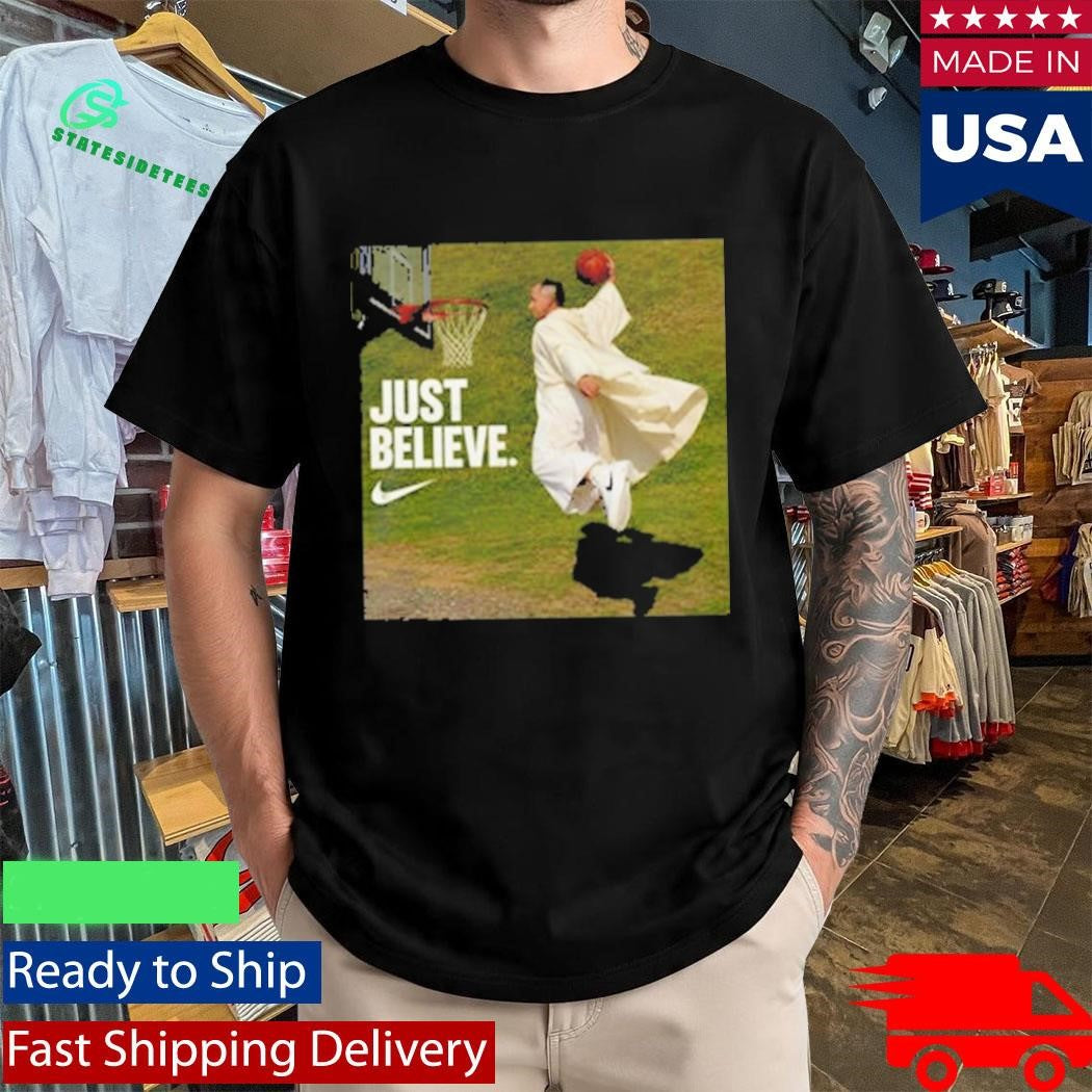 Pope Leo Just Believe Basketball Shirt