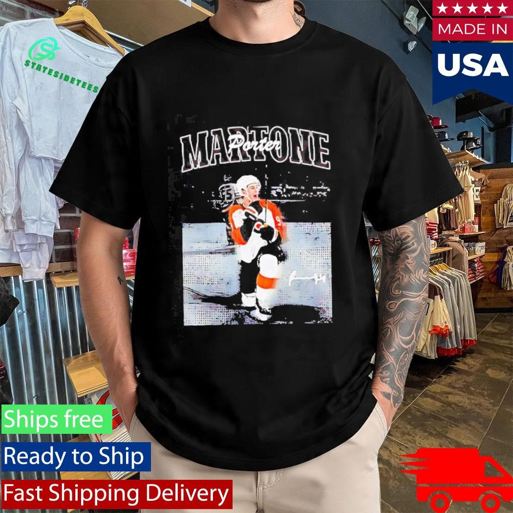 Porter Martone Photo Signature Philadelphia Flyers Shirt