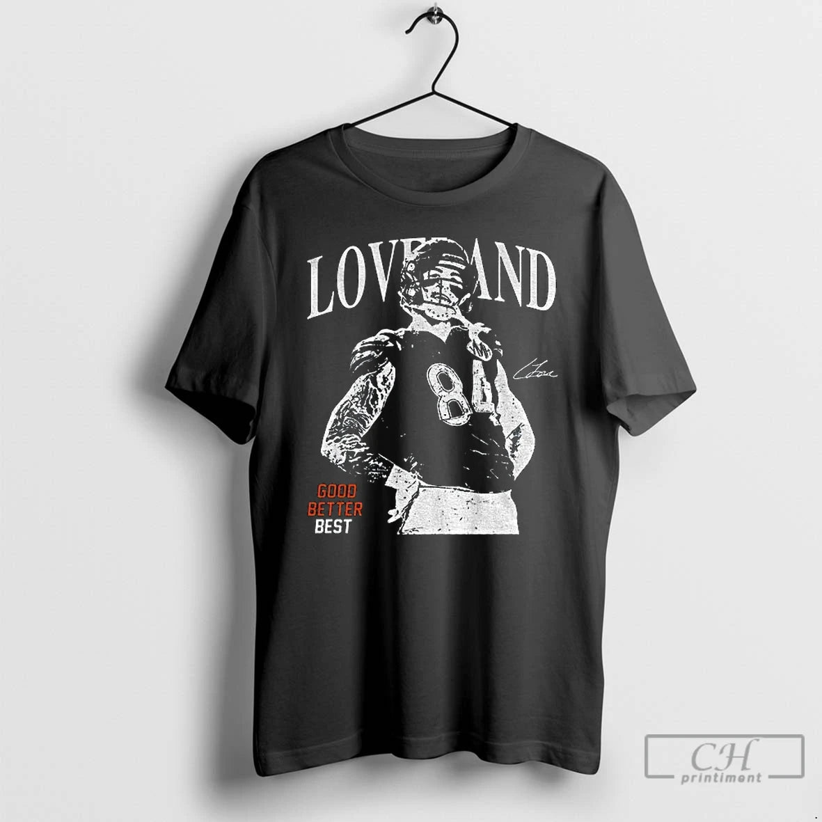 Premium Colston Loveland Football Vintage Chicago Good Better Best Signature