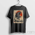 Premium Godzilla And The Wave Japanese King Of The Monsters Vintage