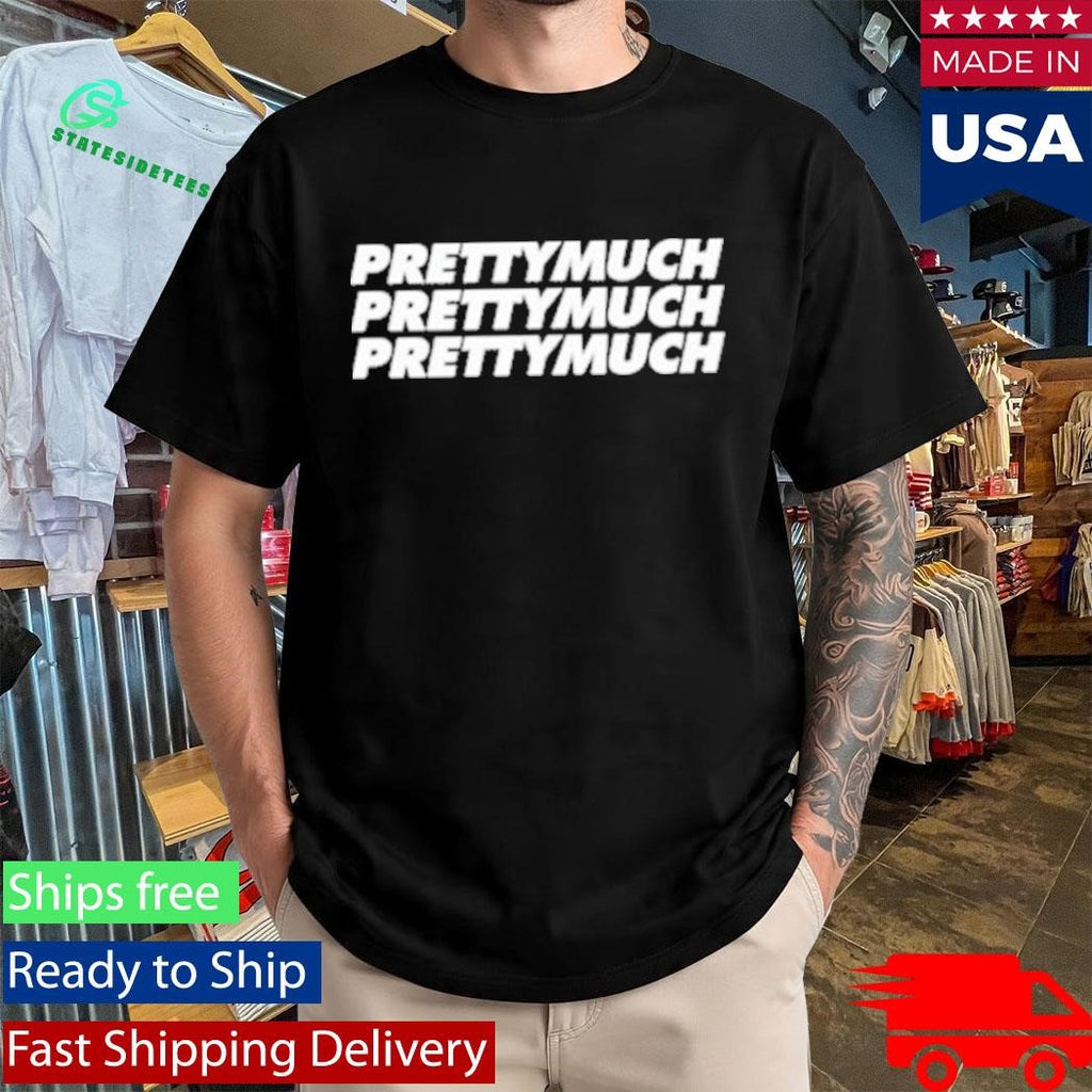 Prettymuch Stacked Logo Shirt