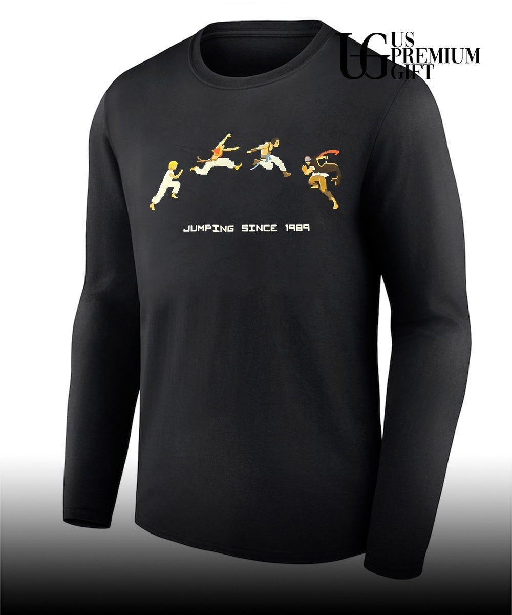 Prince of Persia Character Evolution Jumping since 1989 shirt
