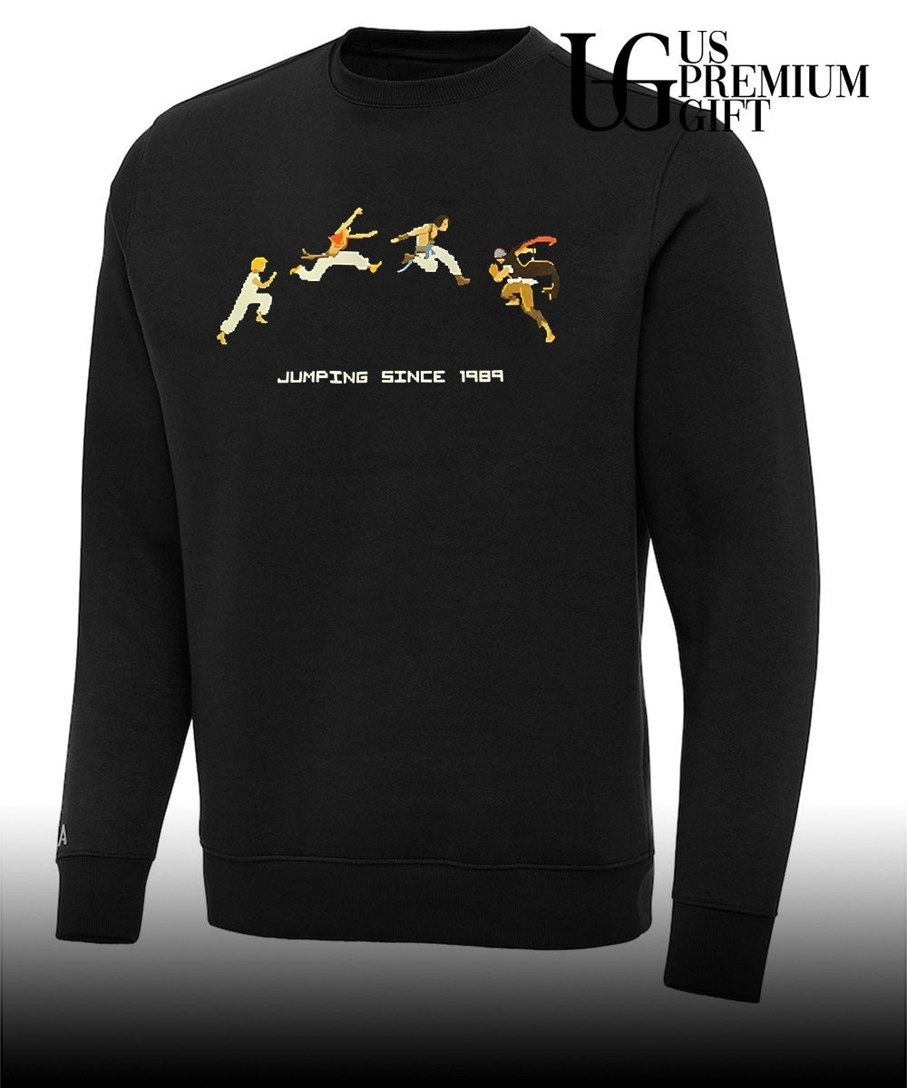 Prince of Persia Character Evolution Jumping since 1989 shirt