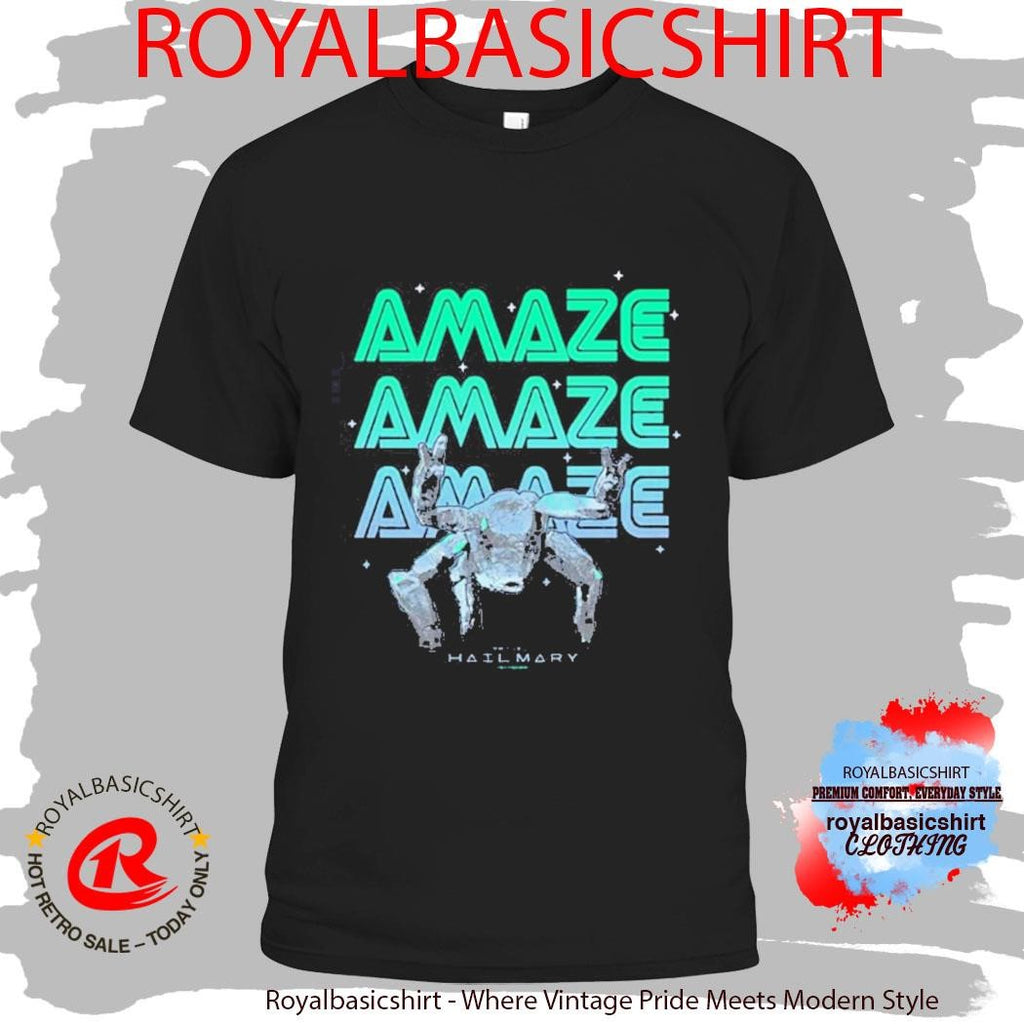 Project Hail Mary Amazing Rocky The Alien Neon Portrait Shirt