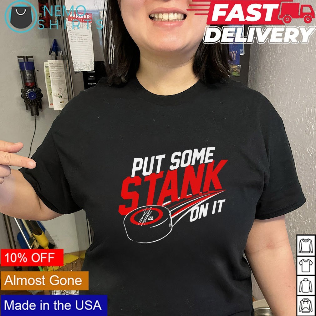 Put some stank on it Logan Stankoven Carolina Hurricanes signature shirt
