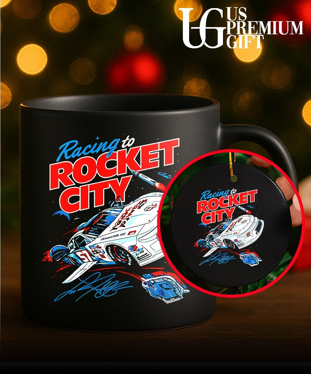 Racing to Rocket City 57 Claremont NC NASCAR Stock Car Speedway Motorsport signature shirt