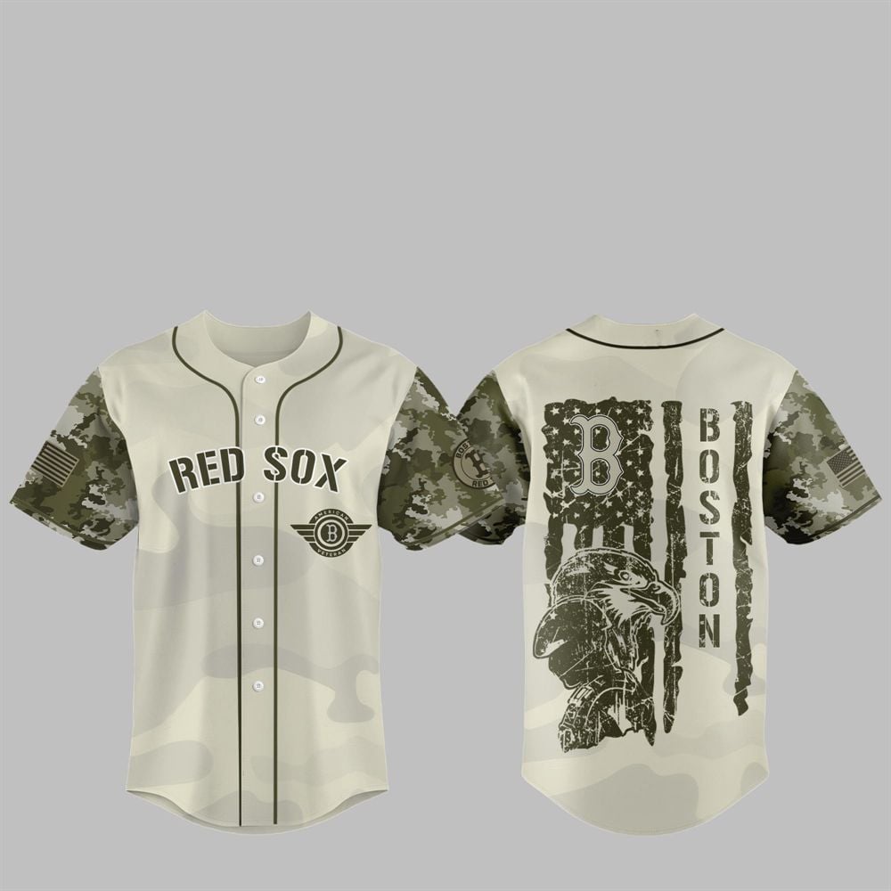 Red Sox 2025 Armed Forces Day Night Jersey - Grishko.com