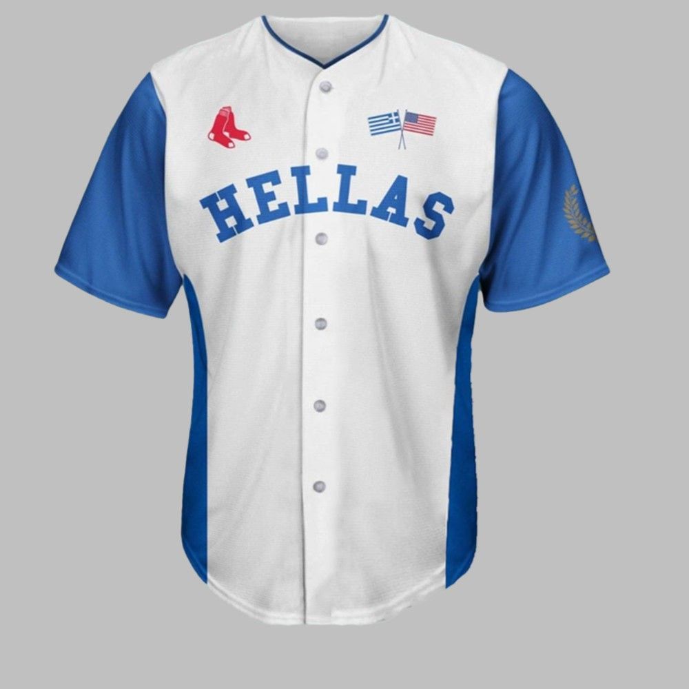 Red Sox Greek American Celebration Jersey 2025 Giveaway - Grishko.com