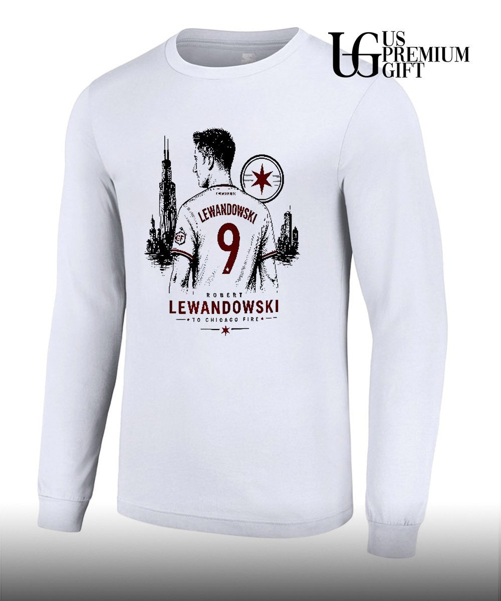 Robert Lewandowski To Chicago Fire shirt
