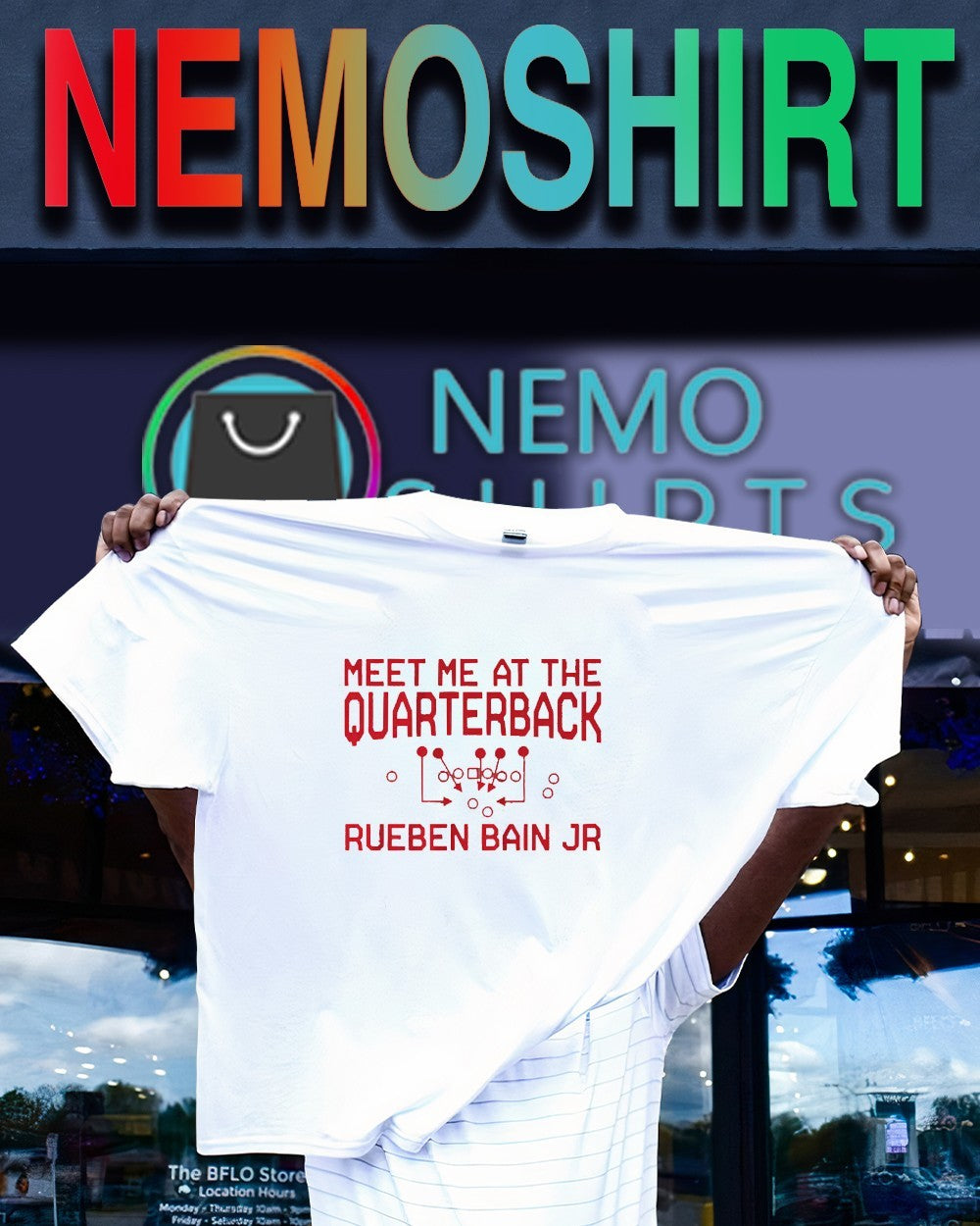 Rueben Bain Jr meet me at the quarterback shirt