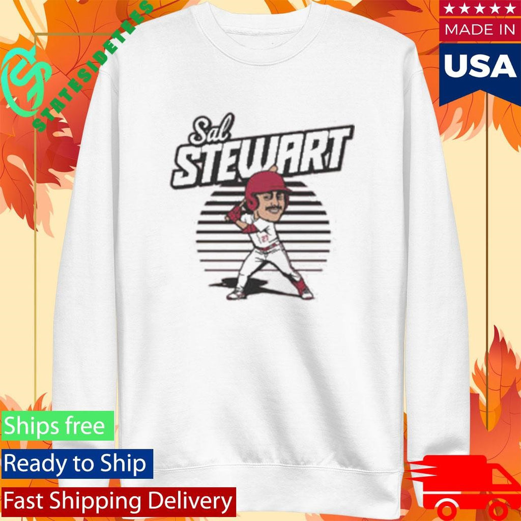 Sal Stewart Caricature Toon Cincinnati Baseball Shirt