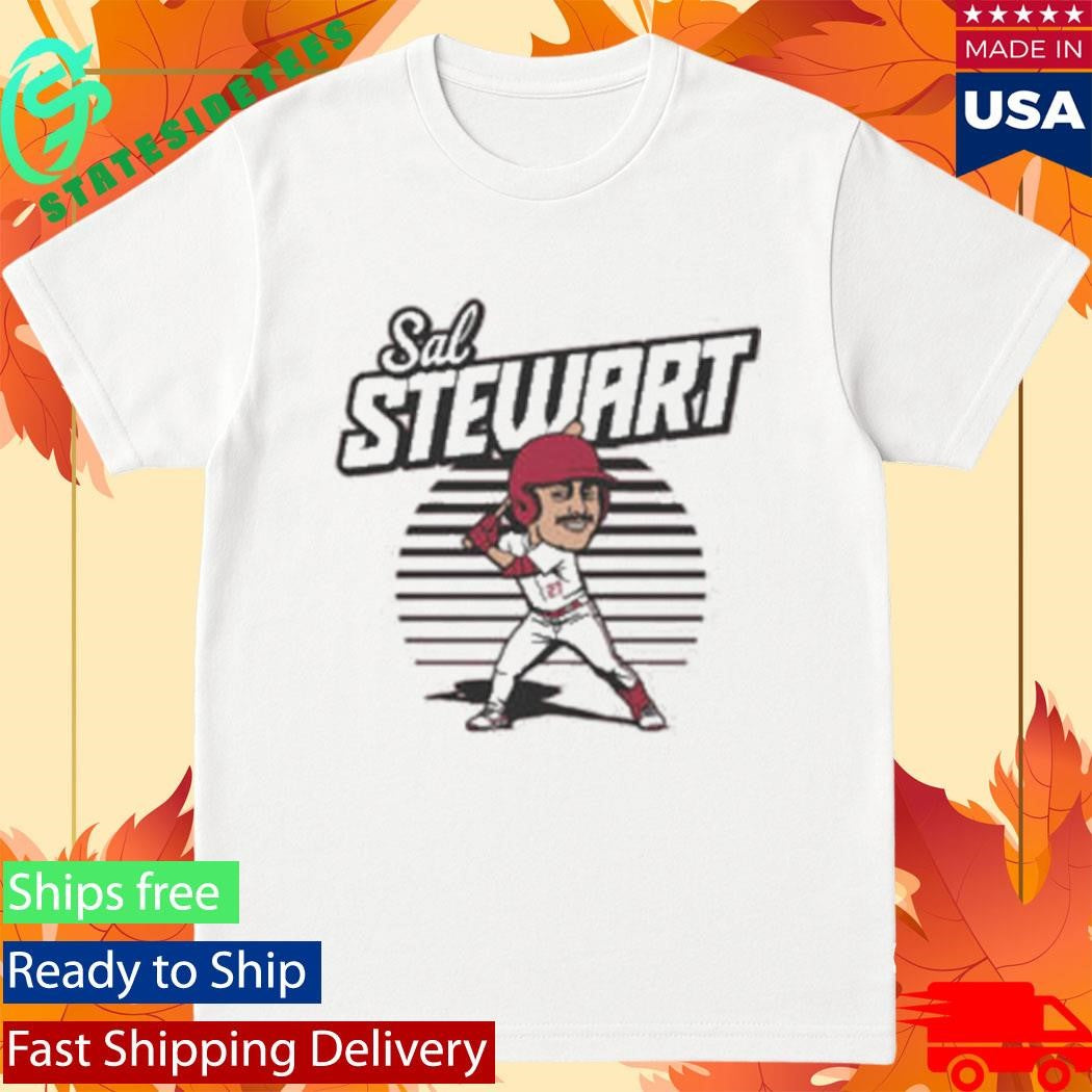Sal Stewart Caricature Toon Cincinnati Baseball Shirt