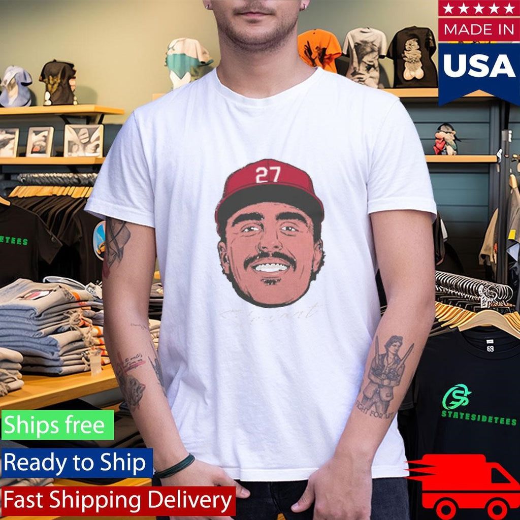 Sal Stewart Cincinnati Big Face Caricature Shirt