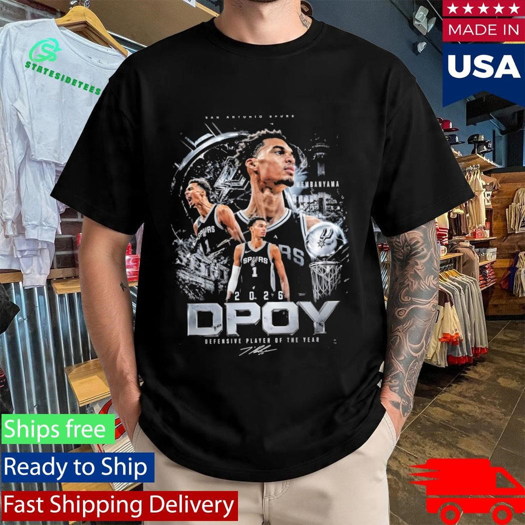 San Antonio Spurs Dpoy Defensive Player Of The Year 2026 Shirt