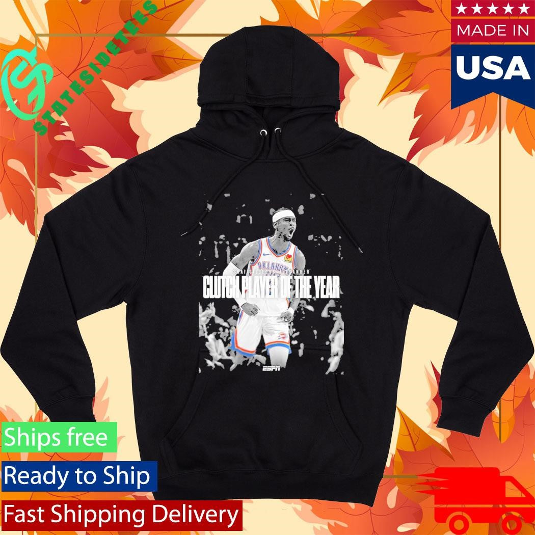 Shai Gilgeous Alexander SGA Clutch Player Of The Year 2026 T-Shirt