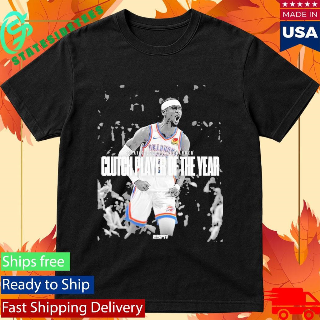 Shai Gilgeous Alexander SGA Clutch Player Of The Year 2026 T-Shirt
