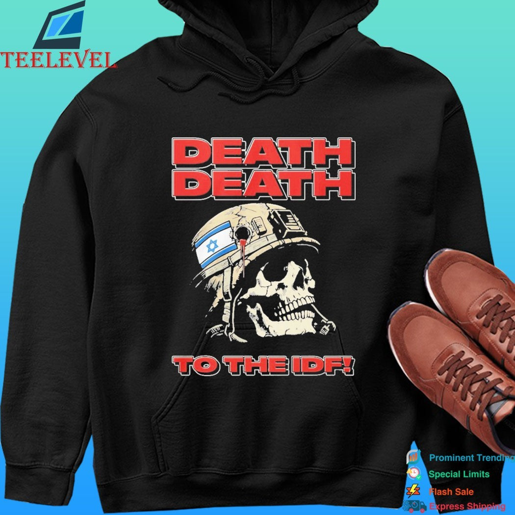 Skull Flag Israel Death Death To The Idf Shirt