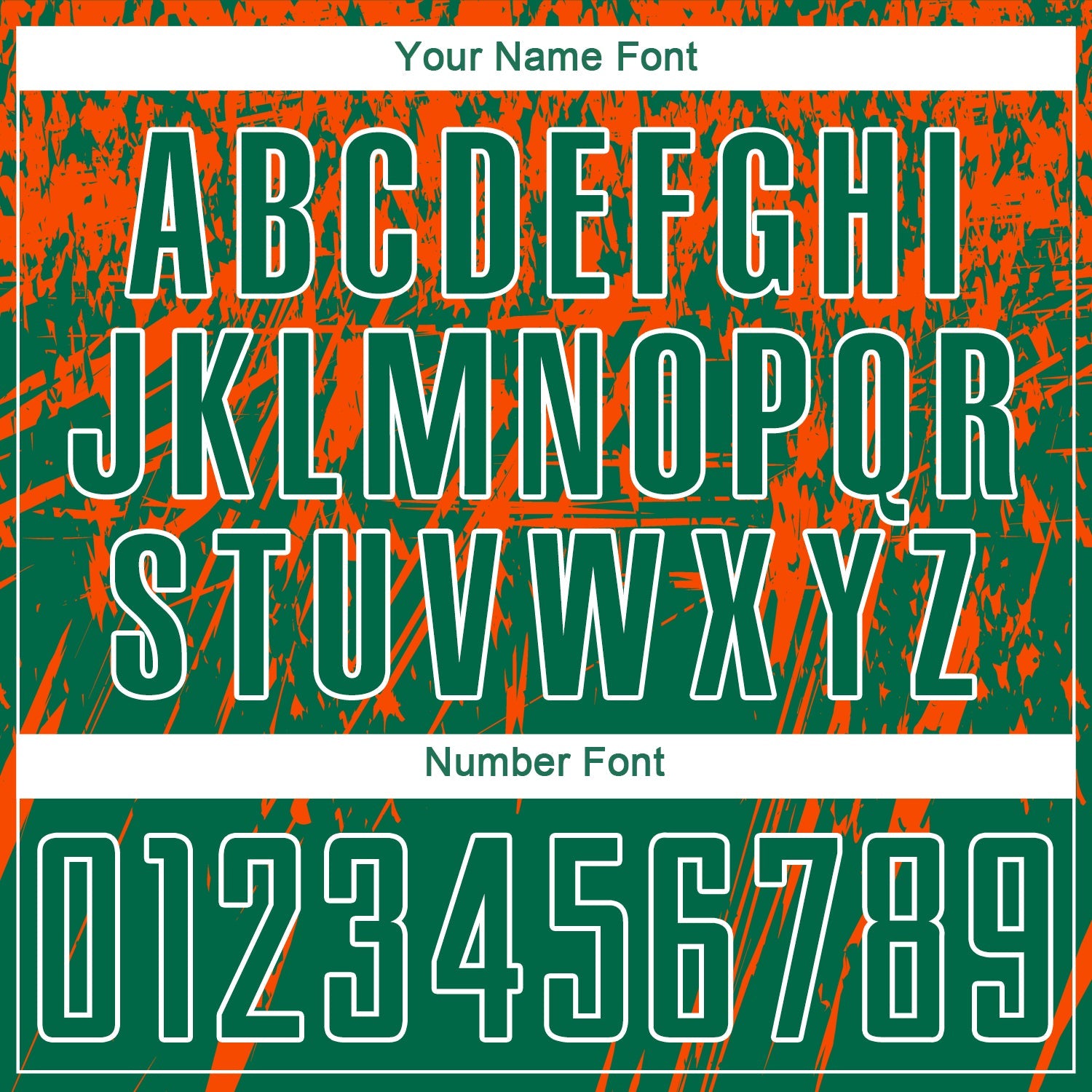 Custom Kelly Green Orange-White Sublimation Soccer Uniform Jersey