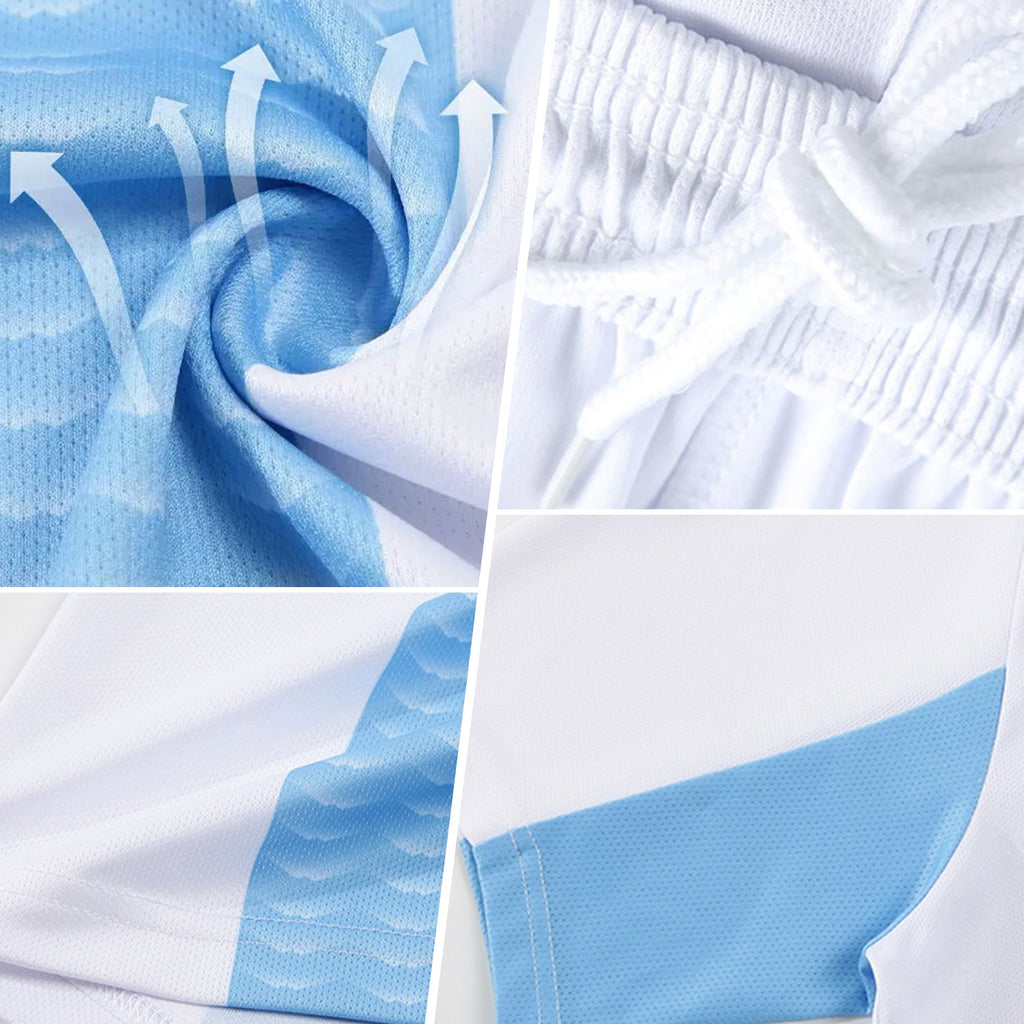 Custom Green Yellow-White Curve Lines Sports Sublimation Soccer Uniform Jersey