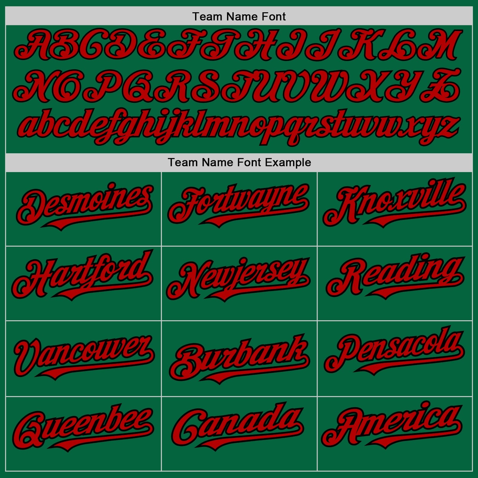 Custom Kelly Green Black Pinstripe Red Two-Button Unisex Softball Jersey