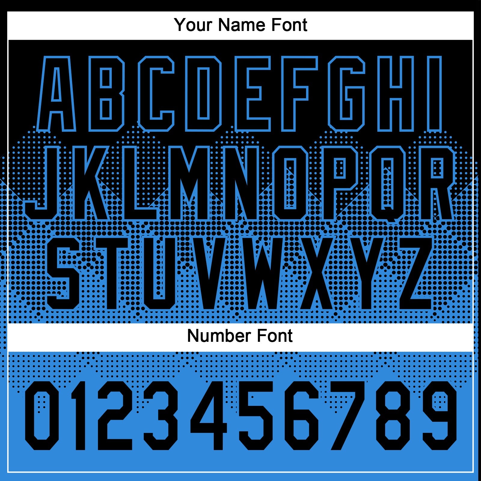 Custom Black Electric Blue 3D Gradient Square Shape Two-Button Unisex Softball Jersey