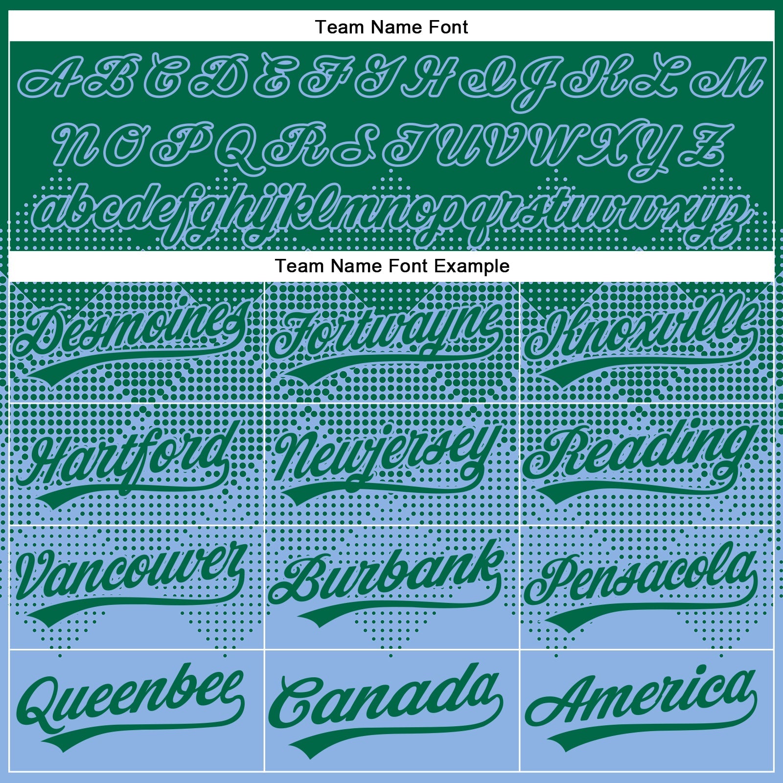 Custom Kelly Green Light Blue 3D Gradient Square Shape Two-Button Unisex Softball Jersey