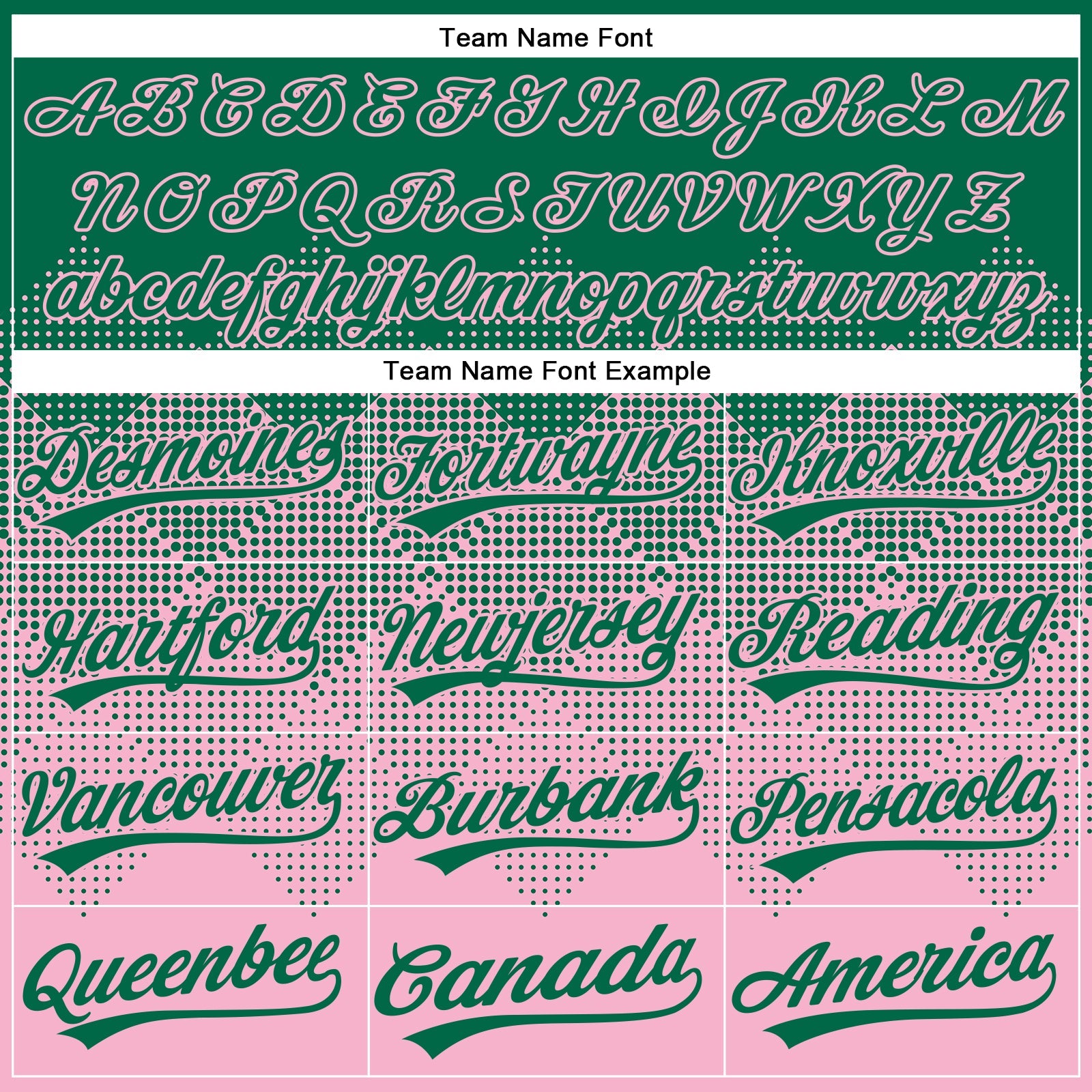 Custom Kelly Green Light Pink 3D Gradient Square Shape Two-Button Unisex Softball Jersey
