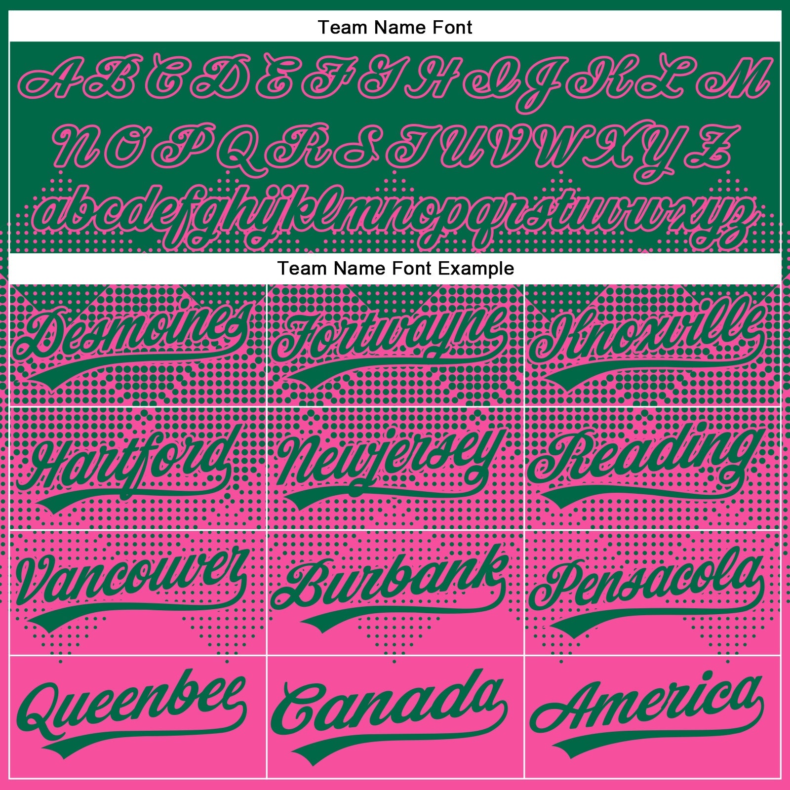 Custom Kelly Green Pink 3D Gradient Square Shape Two-Button Unisex Softball Jersey