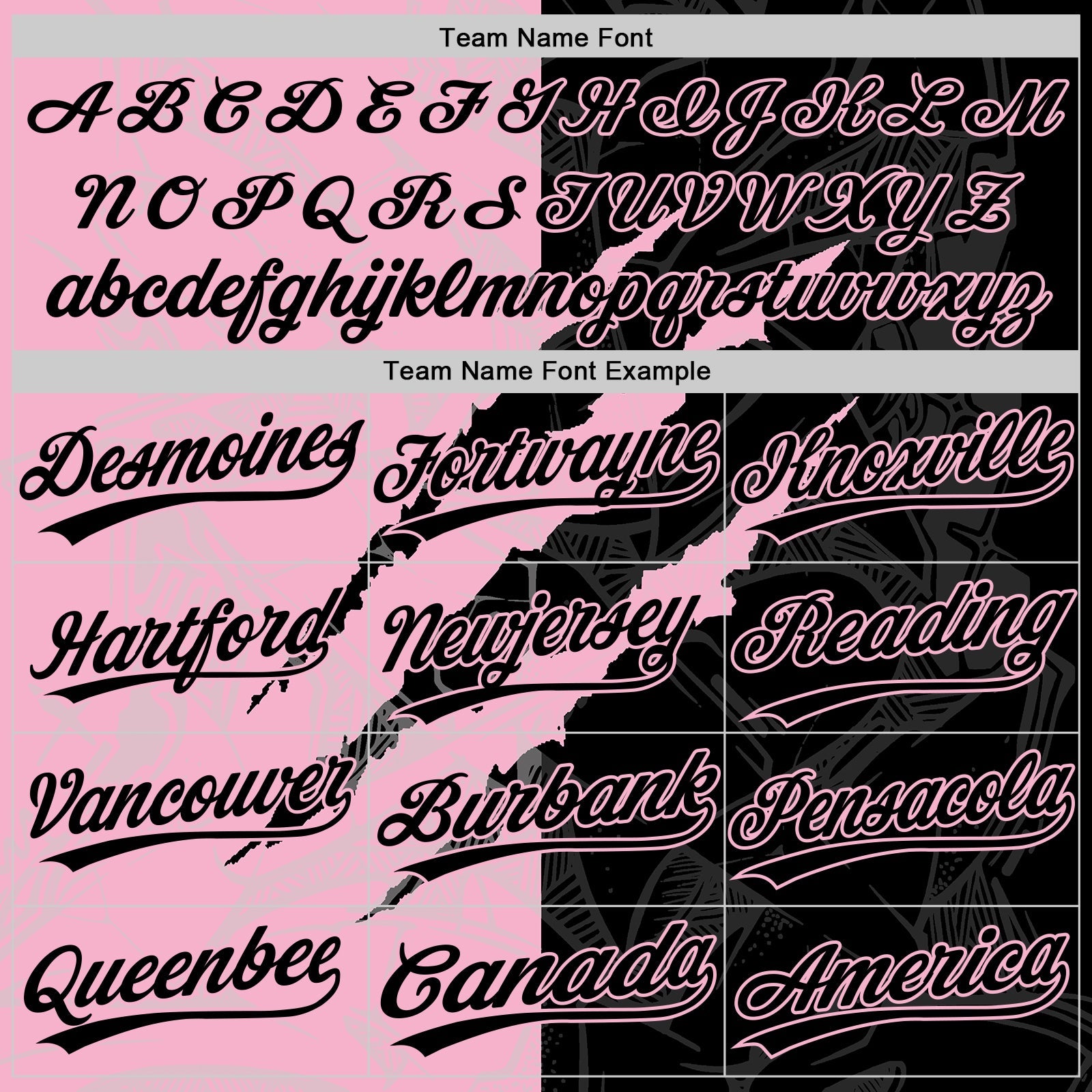 Custom Graffiti Pattern Black-Light Pink 3D Scratch Two-Button Unisex Softball Jersey