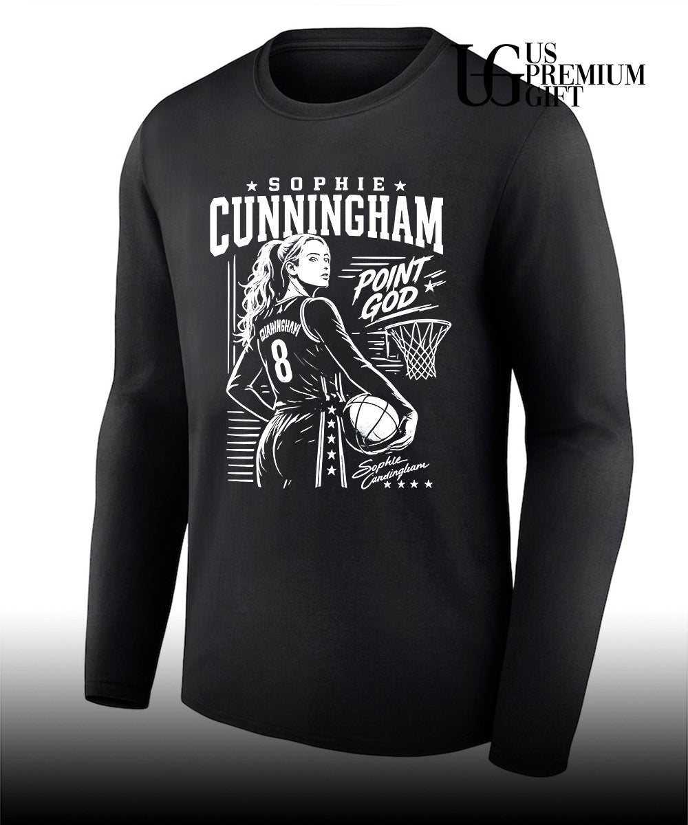 Sophie Cunningham Indiana Fever WNBA Point God signature shirt