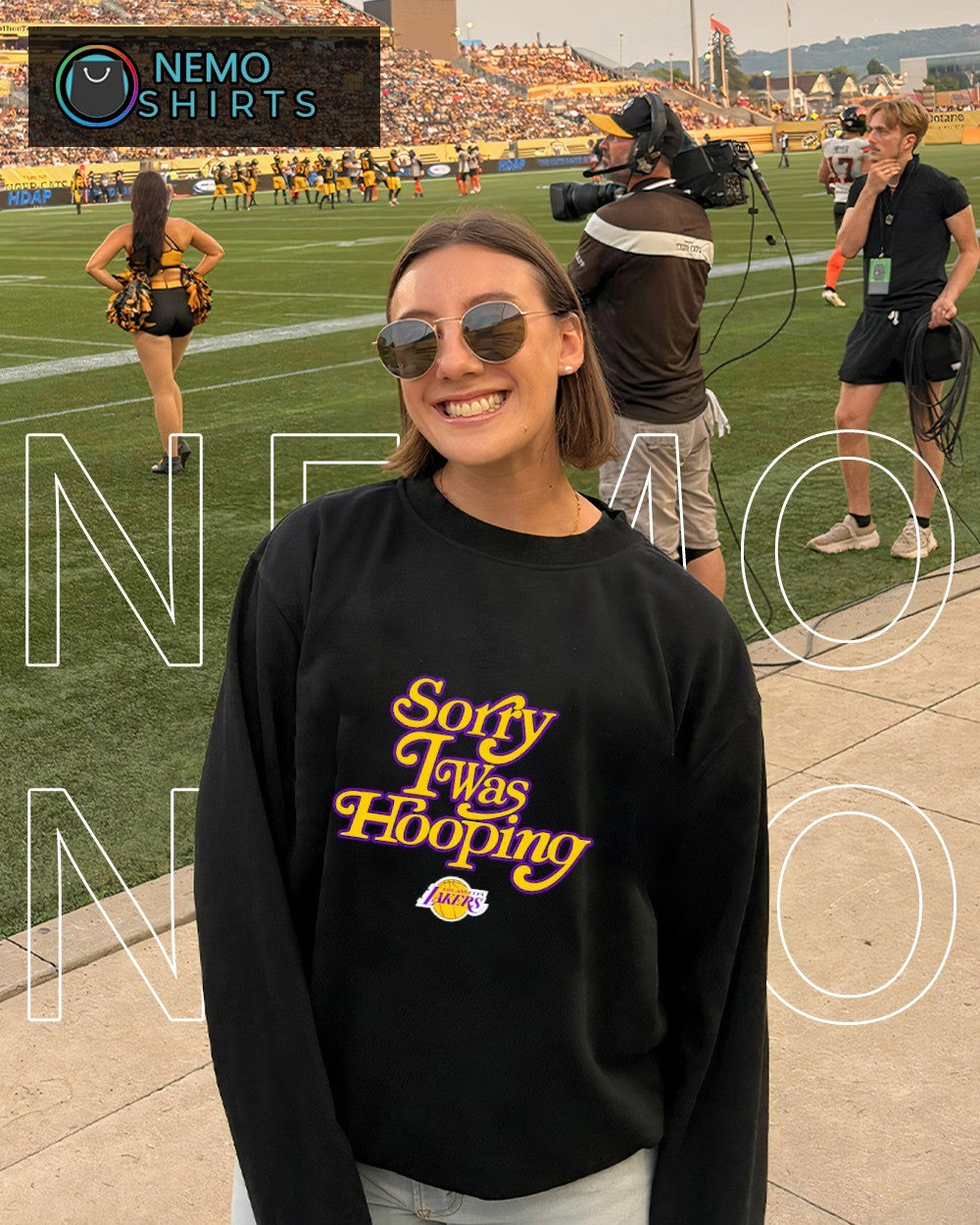 Sorry I was hooping Los Angeles Lakers shirt