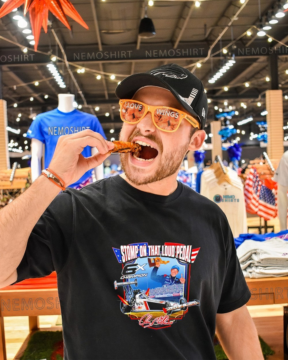 Stomp on that Loud Pedal 6x champion Clay Millican shirt