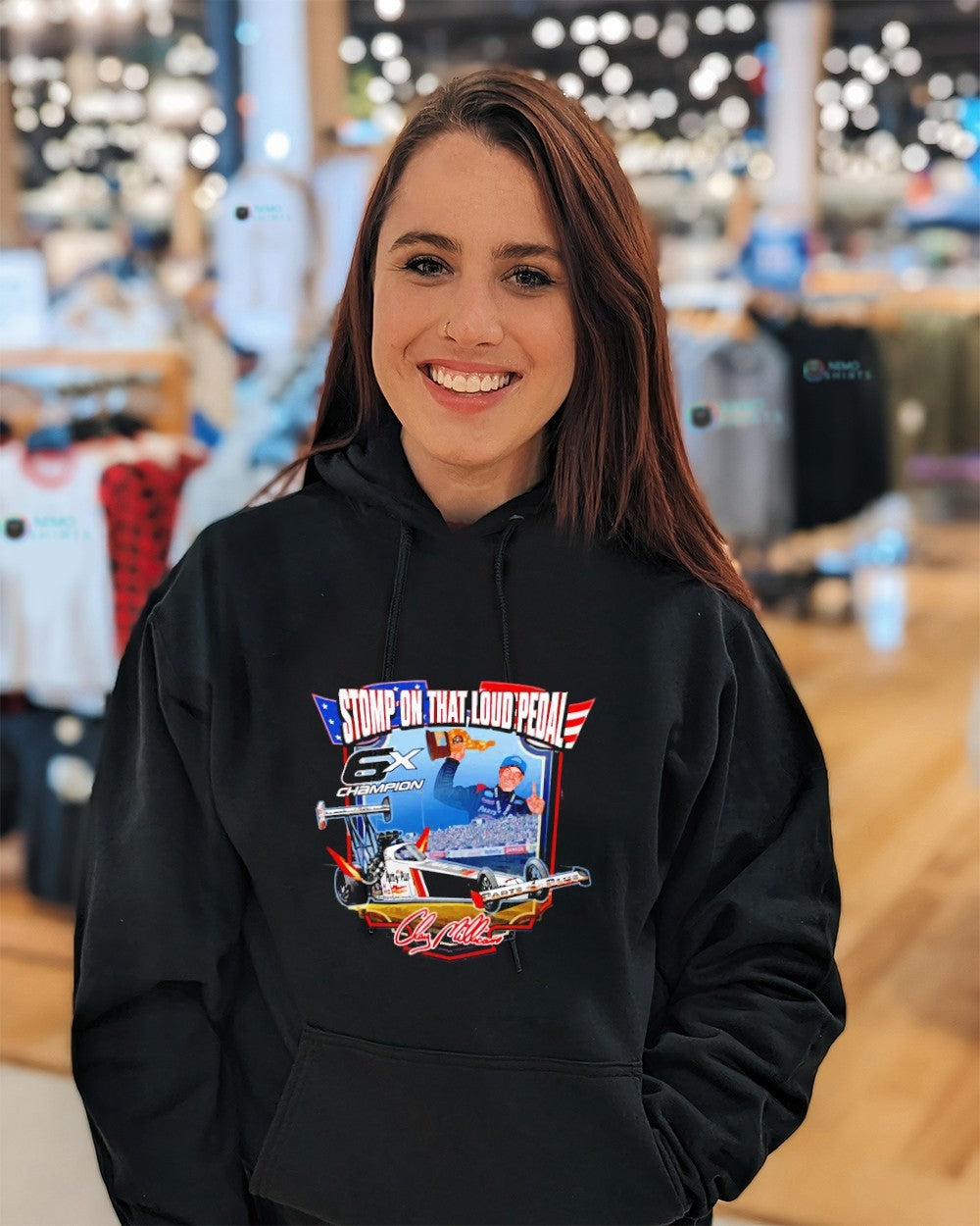 Stomp on that Loud Pedal 6x champion Clay Millican shirt